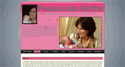 Desktop Screenshot of passionatebirths.co.za